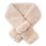 ふわふわファービジューリボンマフラー