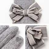 【メール便】リボンミニビジュー手袋