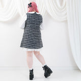 ツイードお嬢様ワンピース