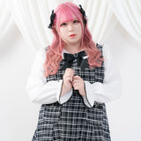 ツイードお嬢様ワンピース