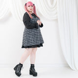 ツイードお嬢様ワンピース