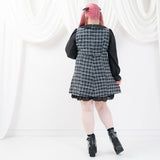 ツイードお嬢様ワンピース