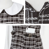 ツイードお嬢様ワンピース