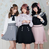 ビジューフリルスカート