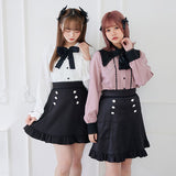 ビジューフリルスカート