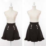 ビジューフリルスカート