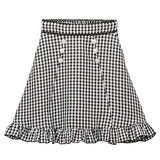 ビジューフリルスカート