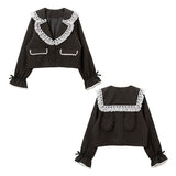 うさ耳はしごレースフリルジャケット