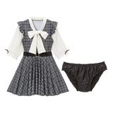 ボウタイワンピース水着