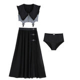 ガーターロングスカート水着