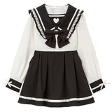 ハートくり抜きラブレターワンピース