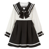 ハートくり抜きラブレターワンピース