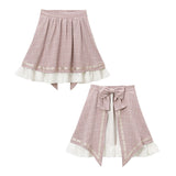 セーラーデザインリボンスカート