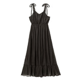 ワッシャープリーツシフォンキャミワンピース