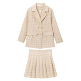 スプリングチェック柄セットアップ