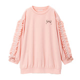 選べる形はしごレースフリルカットソーワンピース