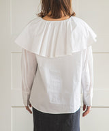 ビッグカラーストライプシャツ