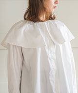 ビッグカラーストライプシャツ