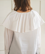 ビッグカラーストライプシャツ