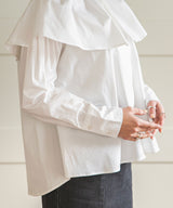 ビッグカラーストライプシャツ