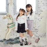 バックルベルトフリルレースショートパンツ