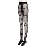 【メール便】フラワーローズタイツ