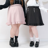 ビジューフリルスカート