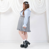 ビジューフリルスカート