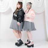 ビジューレースフリルジャケット