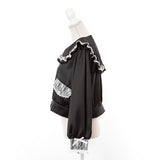 ビジューレースフリルジャケット