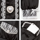 ビジューレースフリルジャケット