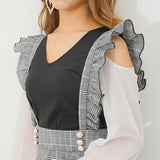 フリルフレアスカート