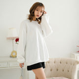 オーバーサイズロゴプルオーバー