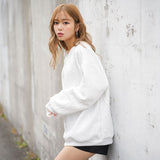 オーバーサイズロゴプルオーバー