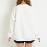 オーバーサイズロゴプルオーバー