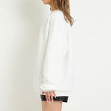 オーバーサイズロゴプルオーバー