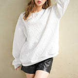 オーバーサイズロゴプルオーバー