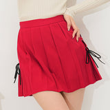 【メール便】レースアッププリーツミニスカパン