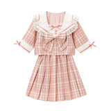 レースフリルリボン学園ワンピース