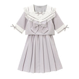 レースフリルリボン学園ワンピース