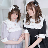 ハートくり抜きはしごリボンワンピース