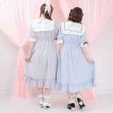 ハートくり抜きはしごリボンワンピース