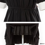 ハートくり抜きはしごリボンワンピース