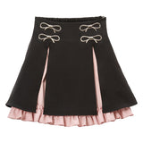 プレートリボン切替スカート