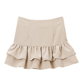 【メール便】二段フリルスカート