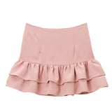 【メール便】二段フリルスカート