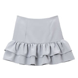 【メール便】二段フリルスカート