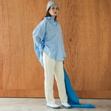 【メール便】メンズライクオーバーサイズシャツ・無地