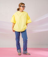 【メール便】前後2way袖タック半袖シャツ