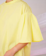 【メール便】前後2way袖タック半袖シャツ